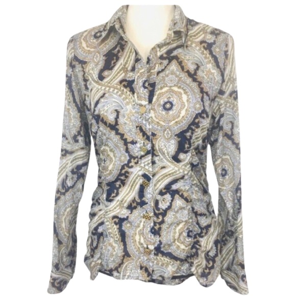 MICHAEL Michael Kors Tops - MICHAEL KORS Paisley Button Down